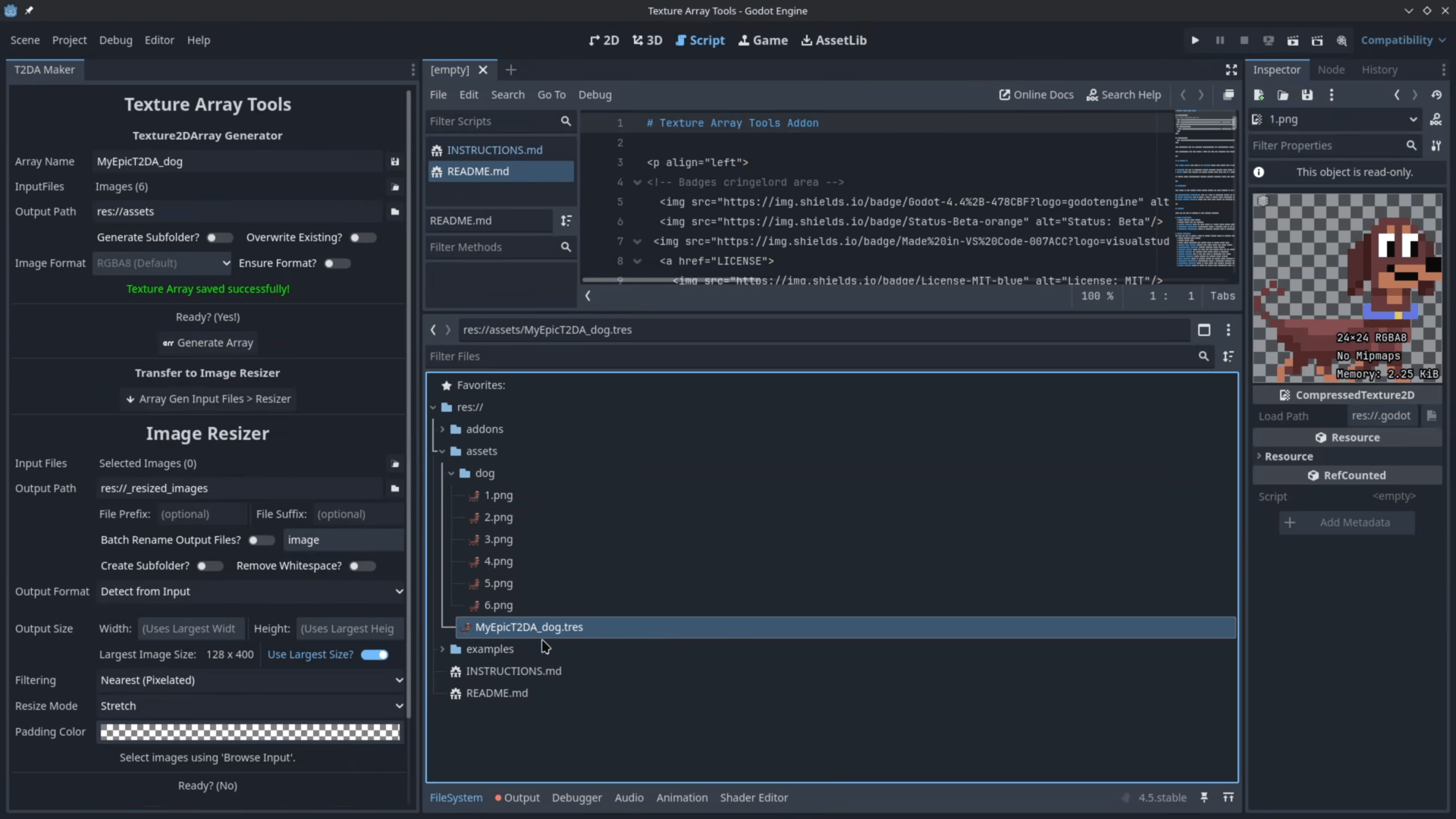 Godot Texture Array Tools