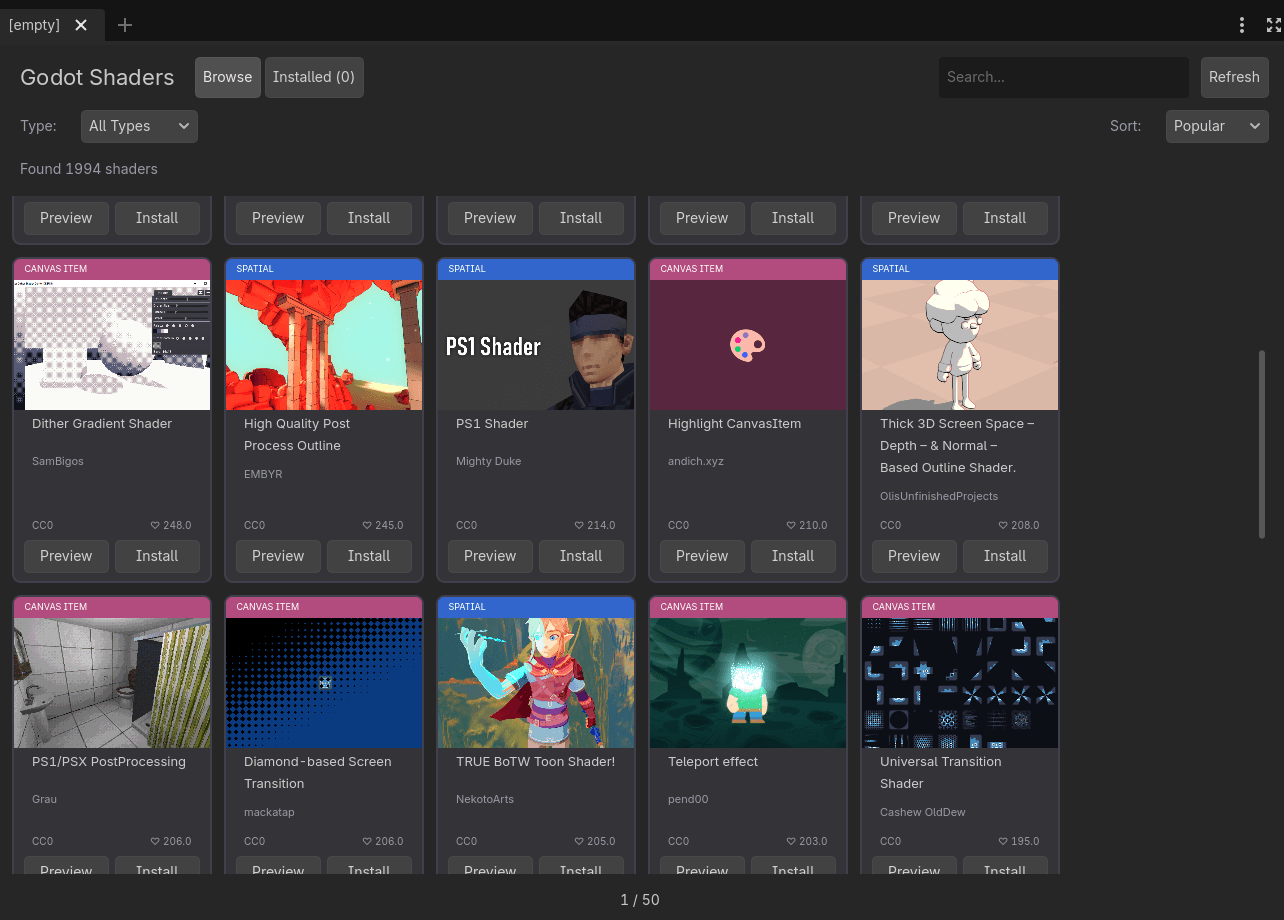 Godot-Shader-Library