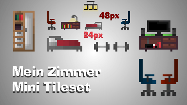 Mein Zimmer - mini tileset