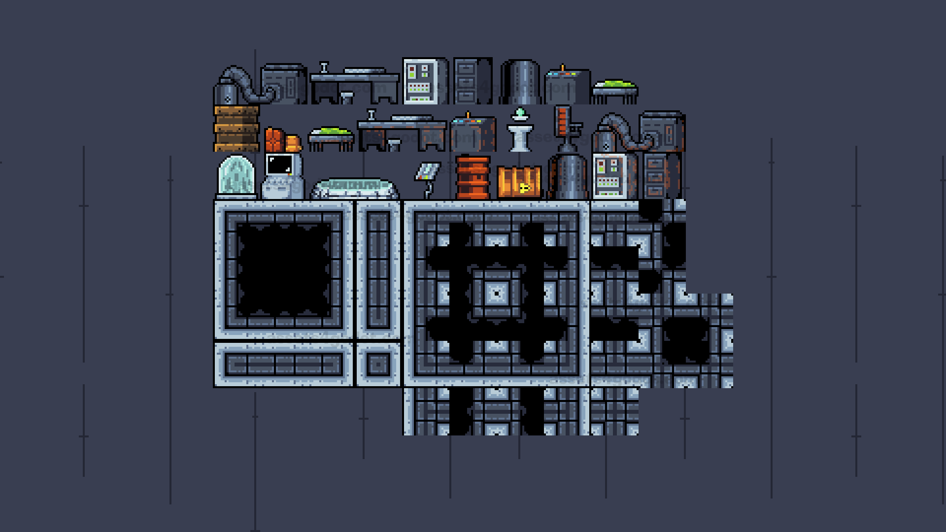 Spaceship - Tileset