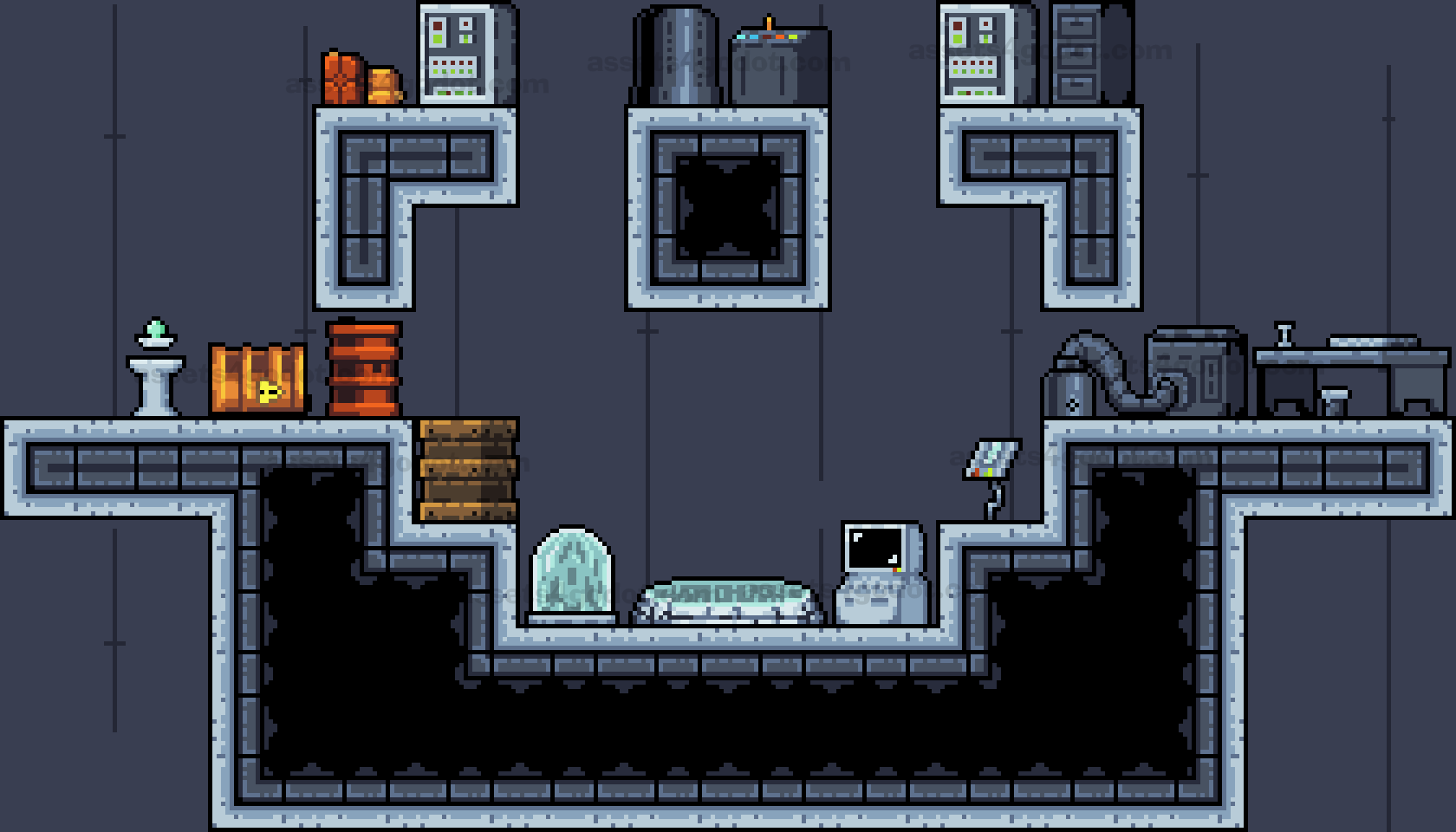 Spaceship - Tileset