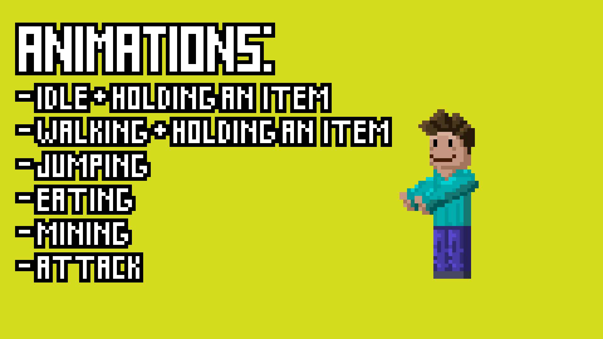 Blocky Animated Characters