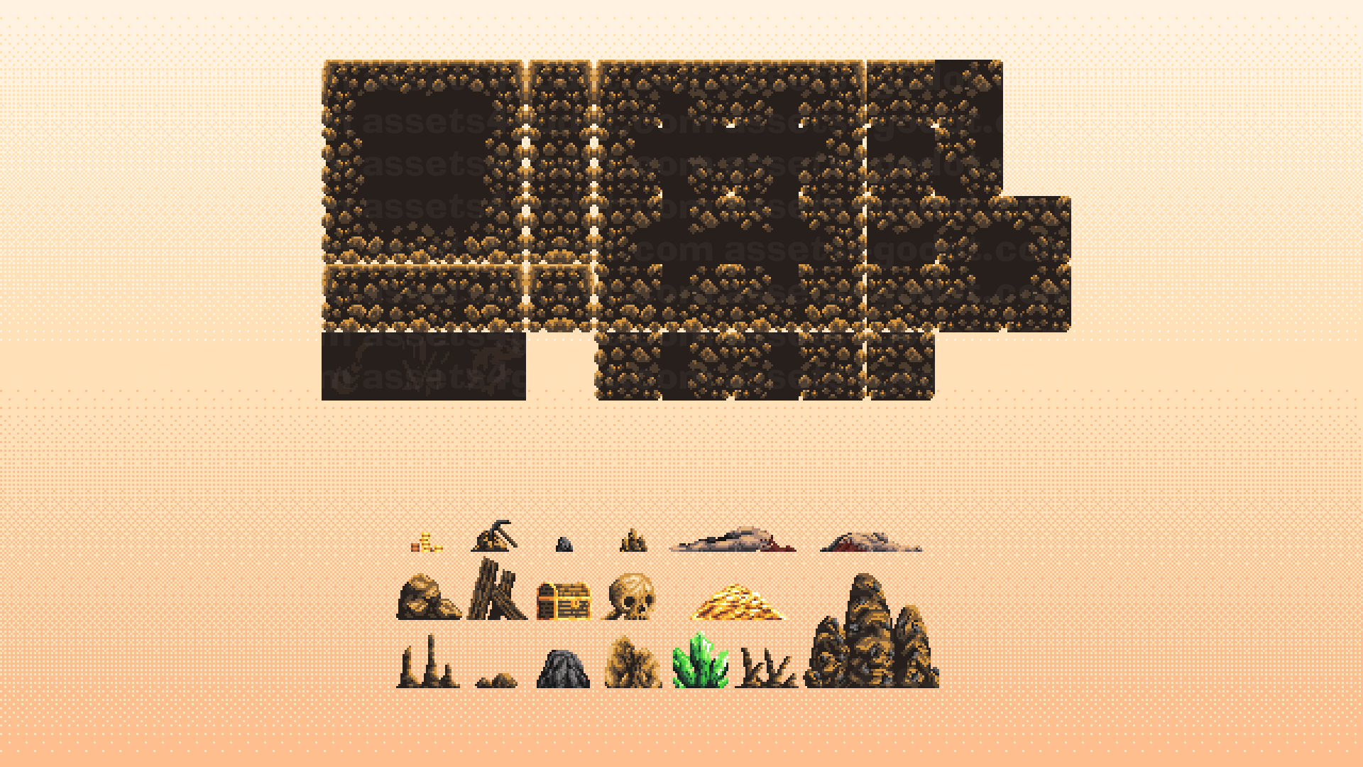 Fantasy Cave Mines - Tileset