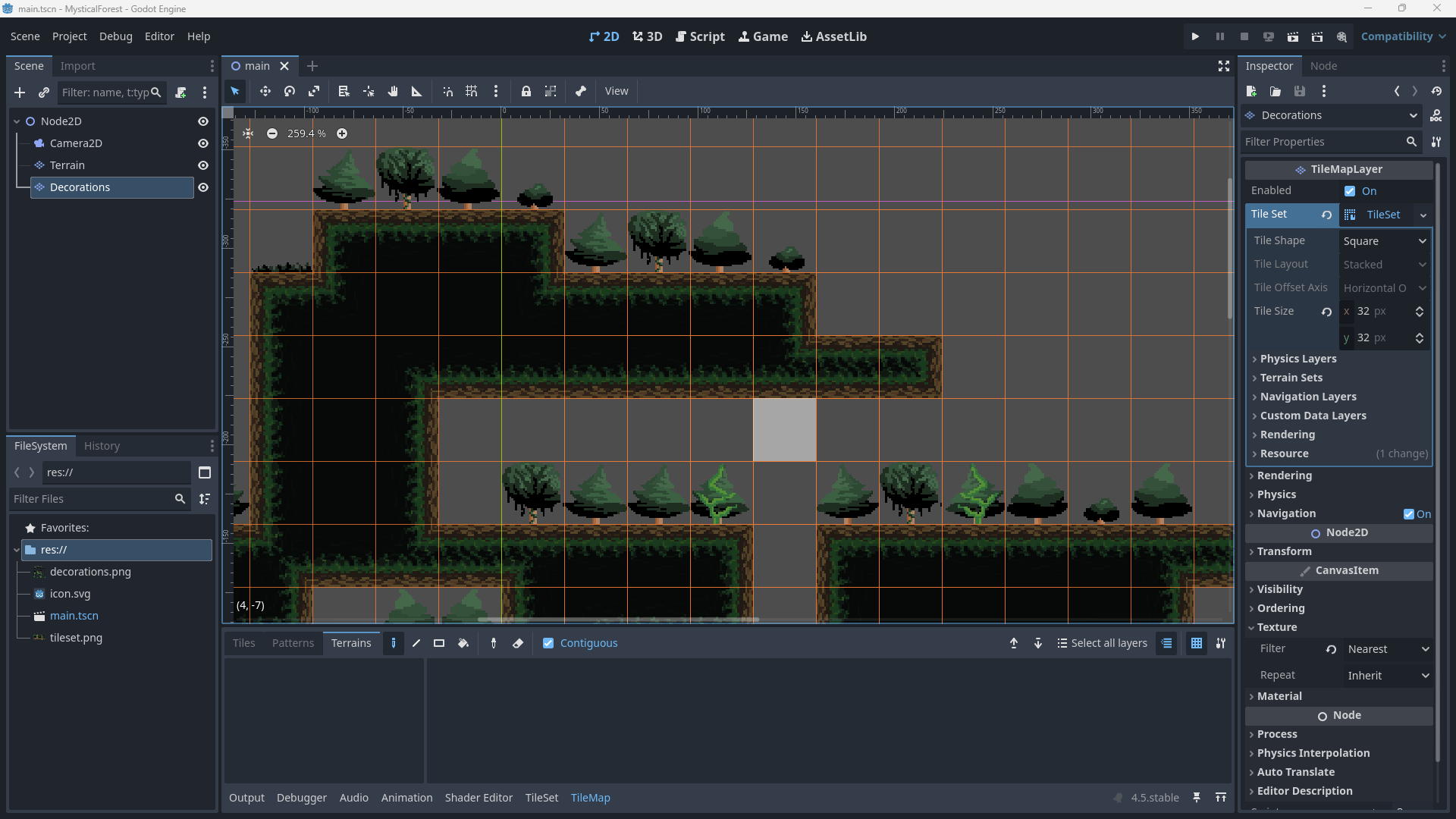 Mystical Forest - Tileset