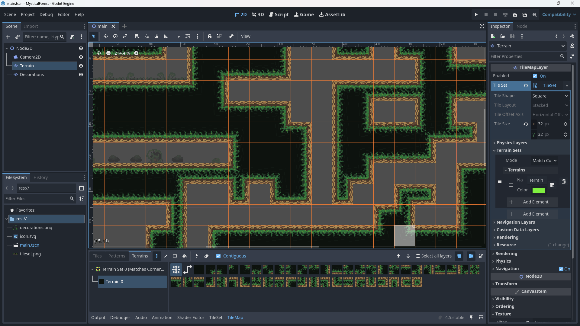 Mystical Forest - Tileset